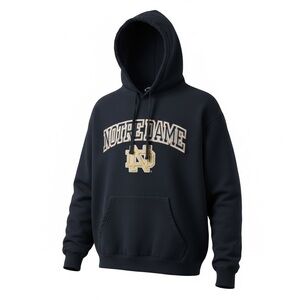 Notre Dame Fighting Irish Hooded Sweatshirt Black - Sz XL